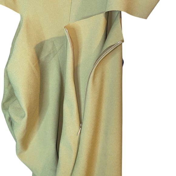 NWT Micas Olive Green Cut Out Maxi Dress, Size XL - Picture 4 of 11